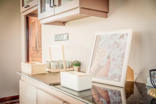 Η κουζίνα ή μικρή κουζίνα στο Penthouse by Grit Villas - Penthouse Apartment with a Private Pool