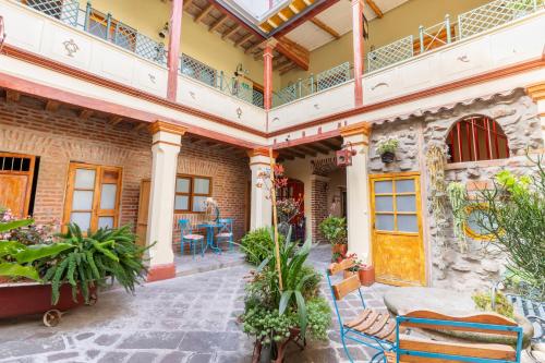 Μπαλκόνι ή βεράντα στο Old Town Quito Suites, Heritage Hotel, Historic center