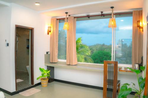 Uwon Resort房間的床