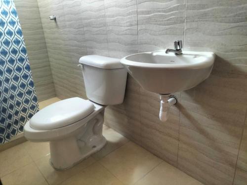 Koupelna v ubytování Home