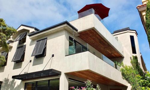 Budova, kde se prázdninový dům nachází