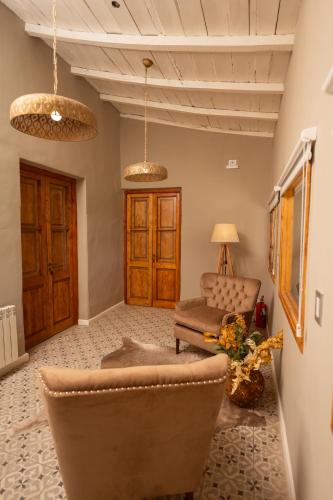 Area soggiorno di Dobe Lodge