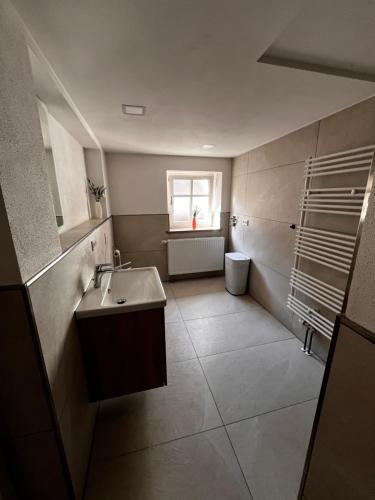 Koupelna v ubytování Ferienwohnung am Brombachsee