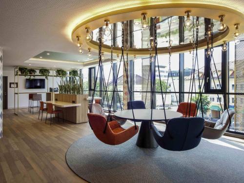 Ruang duduk di ibis Styles Klagenfurt am Woerthersee