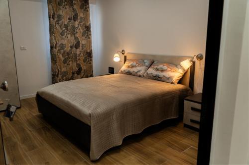 a bedroom with a bed in a room at Orfeo Guest House in Bari