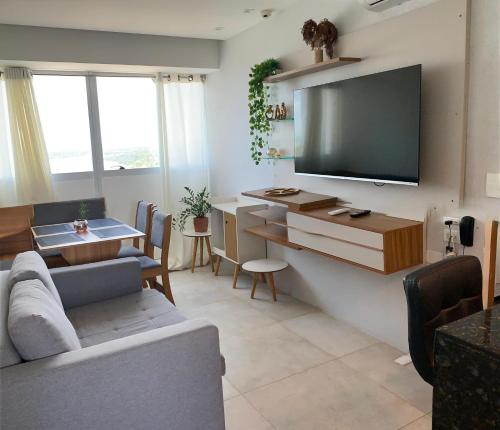 TV a/nebo společenská místnost v ubytování Paiva Flats by loui 3