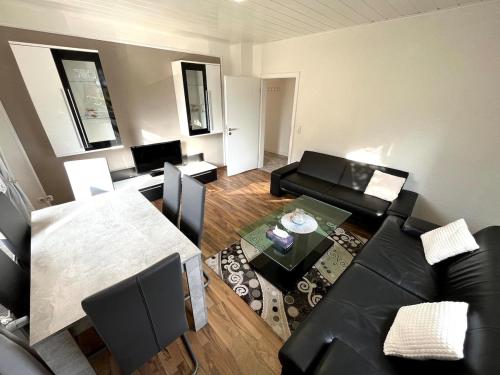 Χώρος καθιστικού στο Stillvolle Wohnung