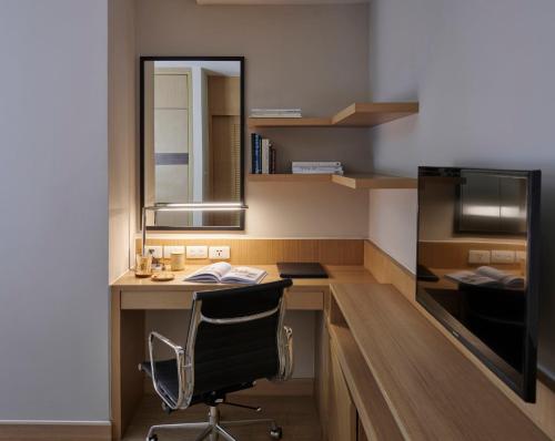 Η κουζίνα ή μικρή κουζίνα στο Shama Lakeview Asoke Bangkok