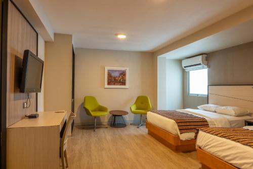 Μια τηλεόραση ή/και κέντρο ψυχαγωγίας στο Victoria Regia Hotel
