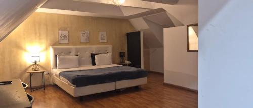 een slaapkamer met een kingsize bed in een kamer bij Hotel Zona G in Bogota