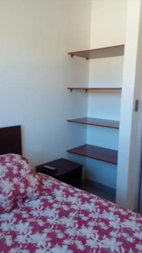 Cama o camas de una habitación en Hotel edificio Destra