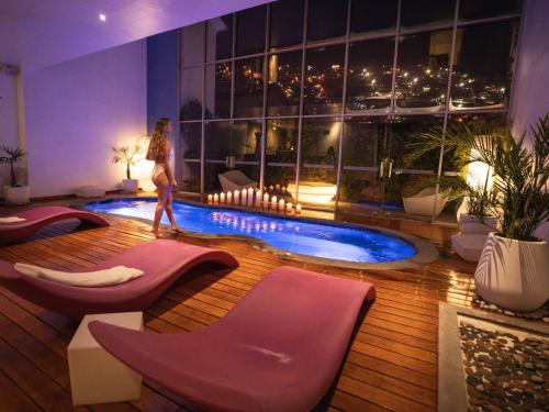 Bazén v ubytování Casa Cartagena Boutique Hotel & Spa nebo v jeho okolí