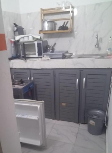 Kuchyň nebo kuchyňský kout v ubytování Residence Chris