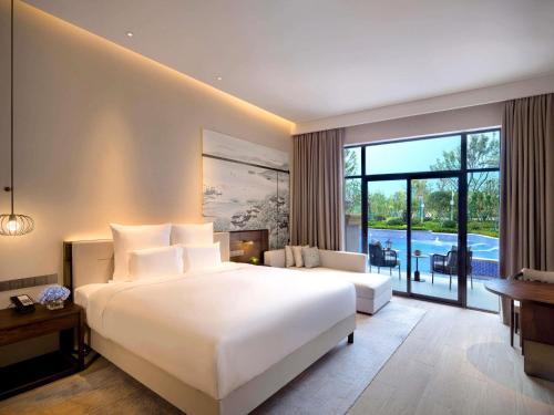 Katil atau katil-katil dalam bilik di Pullman Yueyang