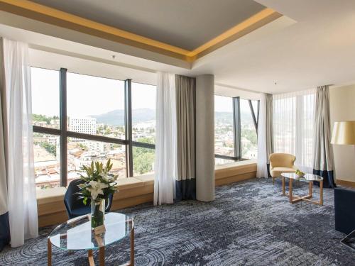 Istumisnurk majutusasutuses Swissotel Sarajevo