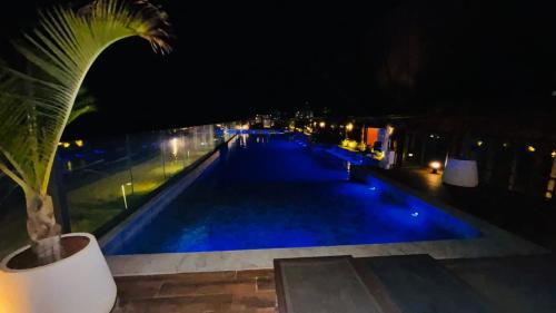 Piscina a Studio with a sea view o a prop