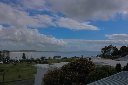 a view of the water from the roof of a house at Perfect Break whole house in Crescent Head
