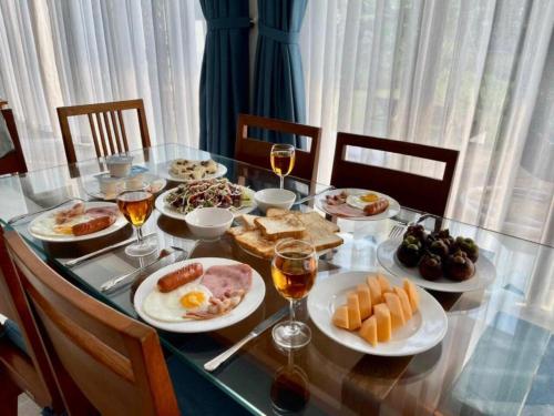 Jídlo v vily nebo okolí