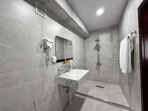 Koupelna v ubytování Khunnu Hotel Ulaanbaatar