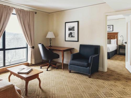 Zona de estar de Fairmont Tremblant