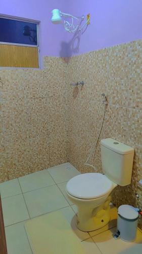 Bilik mandi di Loft aconchego Rústico