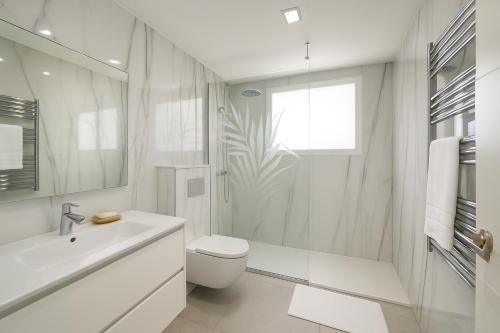 Koupelna v ubytování Apartamentos Picnic