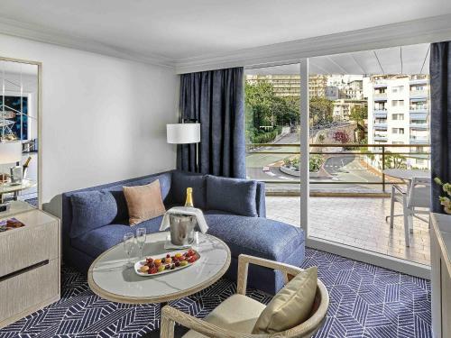 Posezení v ubytování Fairmont Monte Carlo