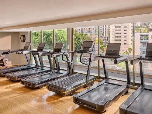 Fitness centrum a/nebo fitness zařízení v ubytování Fairmont Monte Carlo