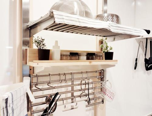 Dapur atau dapur kecil di 亀のや