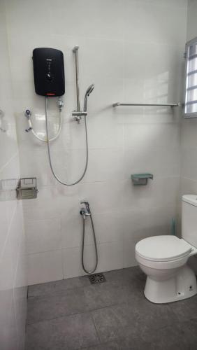 Koupelna v ubytování Seventh Lodge