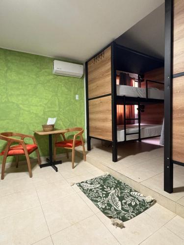 Una cama o camas en una habitación de Bohemia Boutique Hostel