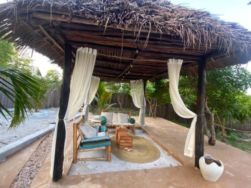 Zahrada ubytování Baobab Lagoon