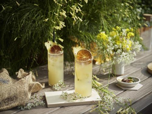 Bebidas en Raffles Singapore