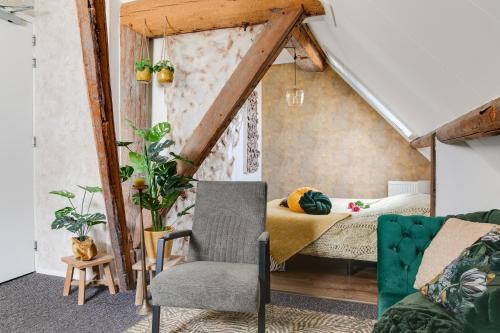 Istumisnurk majutusasutuses Logement Doosje