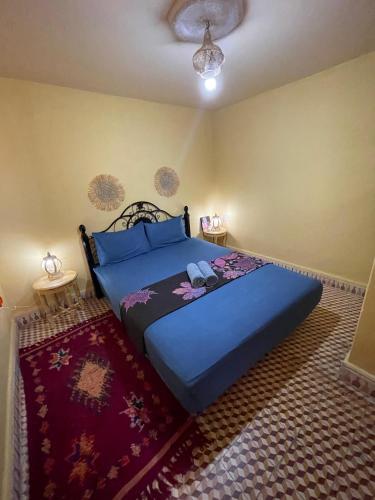 Cama o camas de una habitación en Riad dar Malak