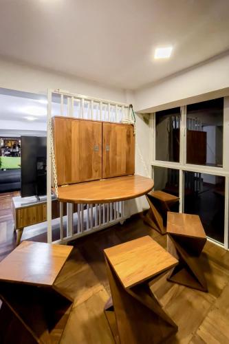 Χώρος καθιστικού στο Charleston Homestay