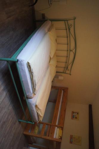 an overhead view of a bunk bed in a room at Land-Gast-Hof WALKMÜHLE in Feuchtwangen