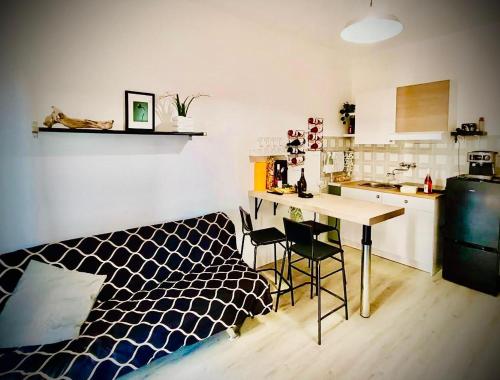 Η κουζίνα ή μικρή κουζίνα στο A 2 Passi dal mare