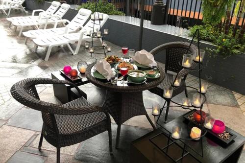 Nourriture dans l'hôtel ou à proximité