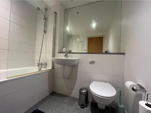 Koupelna v ubytování City Centre Apartment