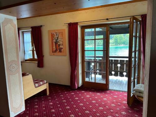 Postel nebo postele na pokoji v ubytování Seeoase