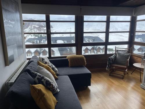 Χώρος καθιστικού στο Apartamento en residencial formigal