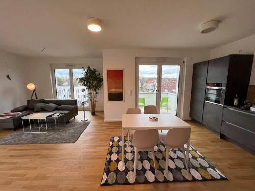 Χώρος καθιστικού στο Penthouse Supreme HU