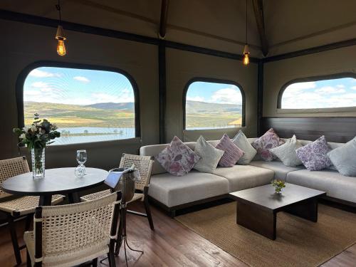 Příroda nedaleko luxury tent