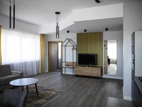 ibis styles Grudziadzにあるテレビまたはエンターテインメントセンター