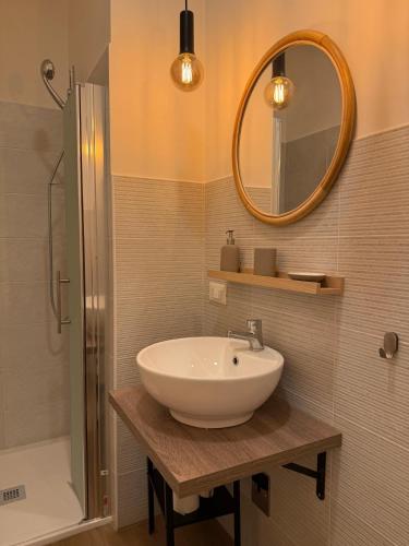 Koupelna v ubytování B&B Loggia Garbatella