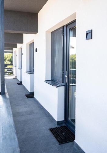 Balkón nebo terasa v ubytování Lizubert