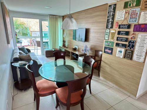 Μια τηλεόραση ή/και κέντρο ψυχαγωγίας στο Flat 301 Condominio Villa Hipica - Gravatá, PE