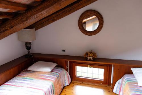 Ένα ή περισσότερα κρεβάτια σε δωμάτιο στο Arquà Secret Chalet