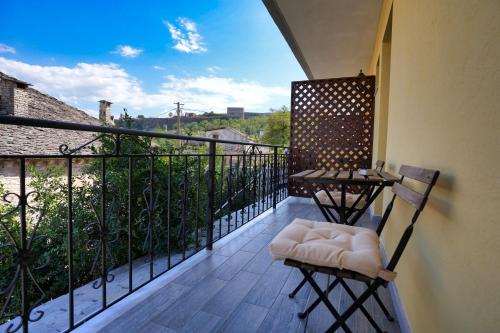 Ein Balkon oder eine Terrasse in der Unterkunft Palorto Hotel